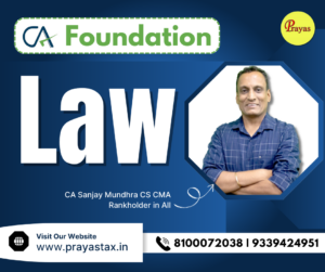 CA Foudation Law For Sep 25 | Jan 26